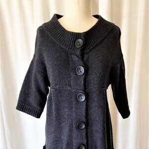 Cashmere Blend Tunic Cardigan